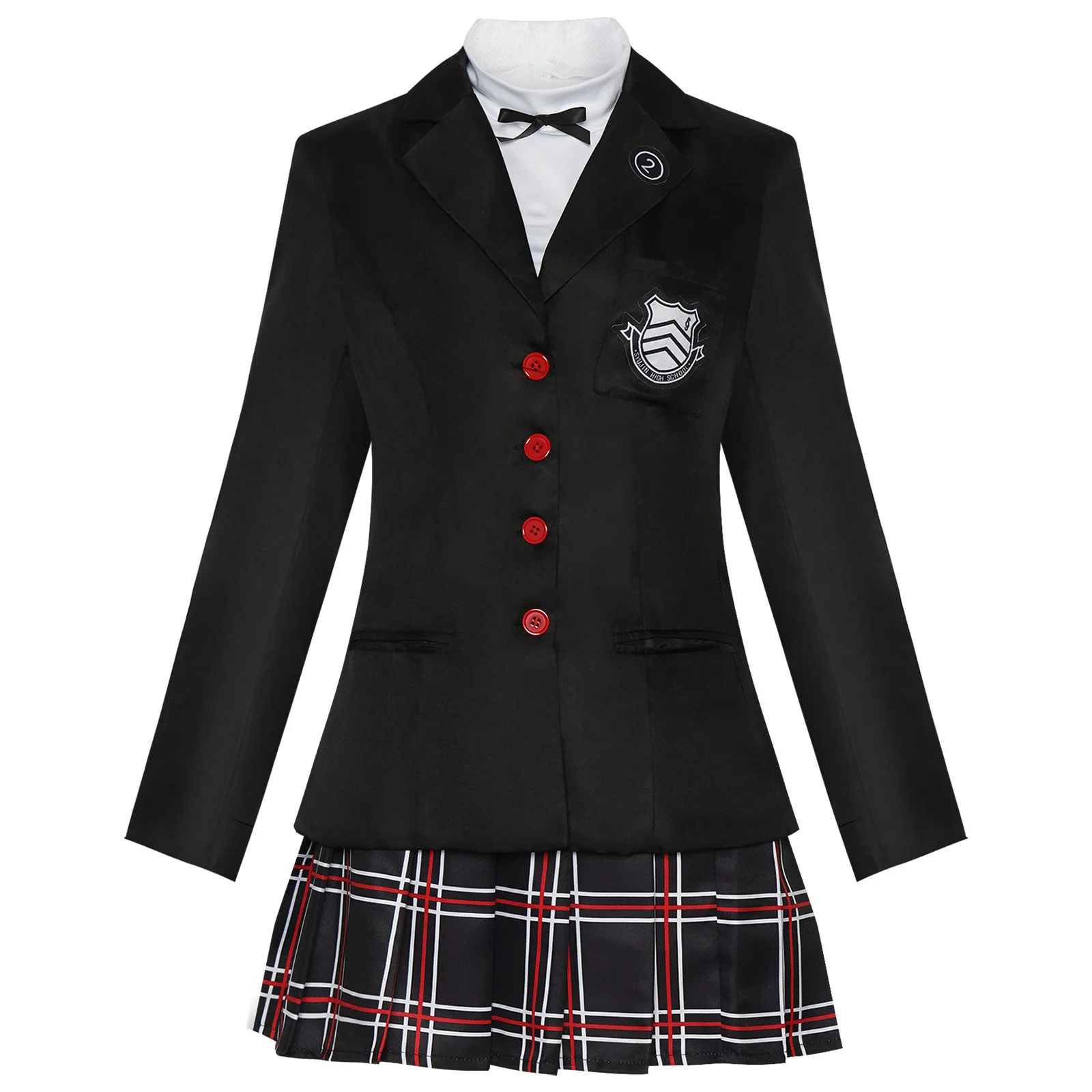 Games P5 Cosplay Costume Kasumi Yoshizawa Amamiya Ren Anne Takamaki Uniform Short Skirt Suits for Women Men Halloween Costumes - Image 2