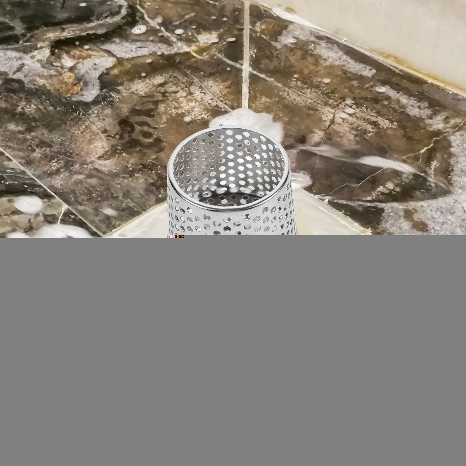 

Stainless Steel Floor Drain Gutter Guards Round Hole Anti Durable Roof Filter Compatible 90 100 Pipe Easy Practical