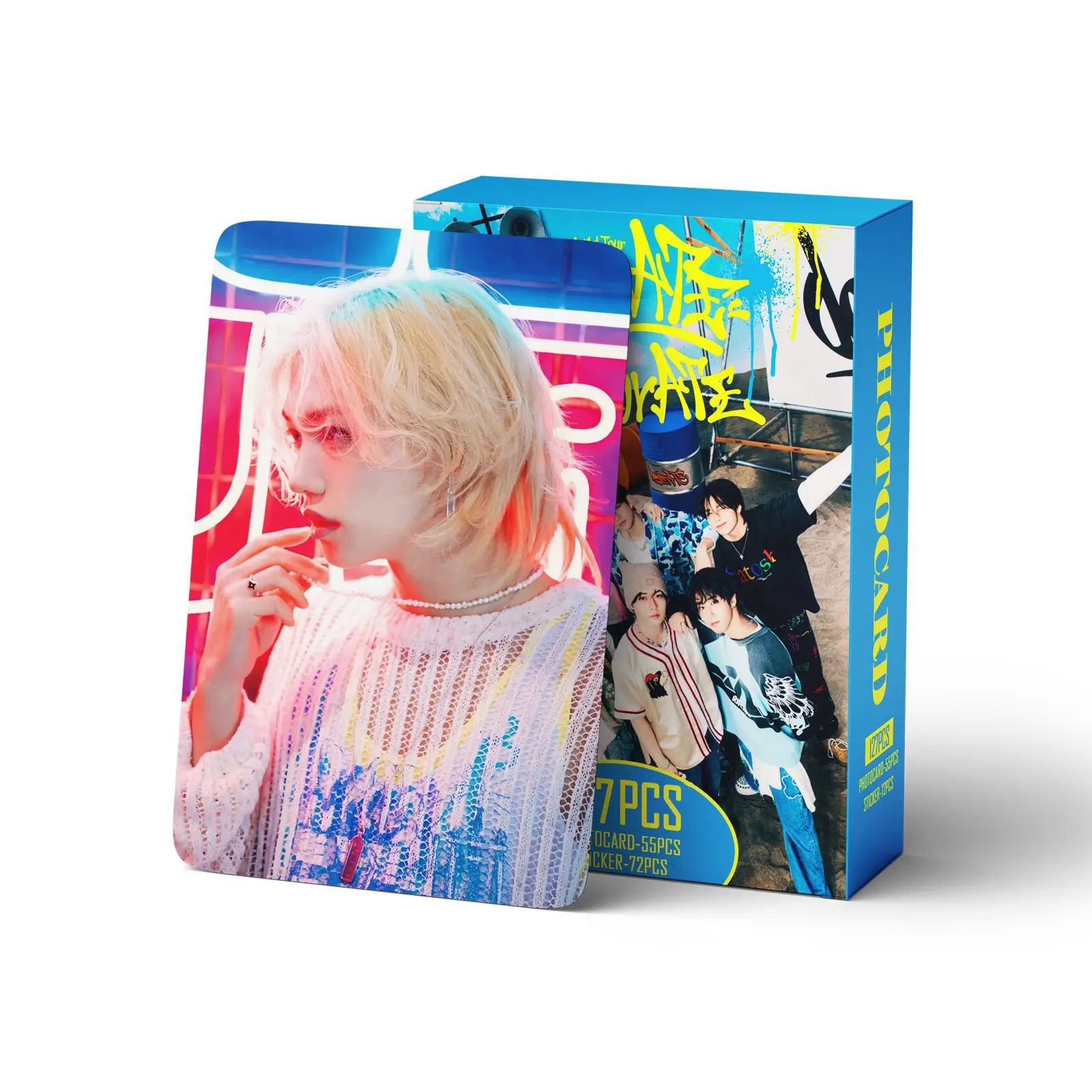 Hot 127pcs/set Idol Kpop World Tour dominATE:celebrATE Photocards Stickers Merch Lomo Cards Photo Card for Fans Collection