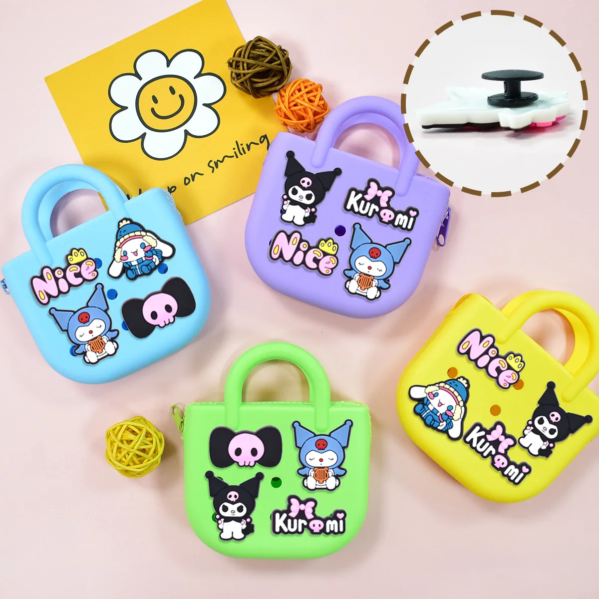 Mixed Mesuca Brand cartoon Shoe Charms PVC Kawaii Shoe Decorations for Girls Waterproof Shoe Perfect for Gifts and Party Favors