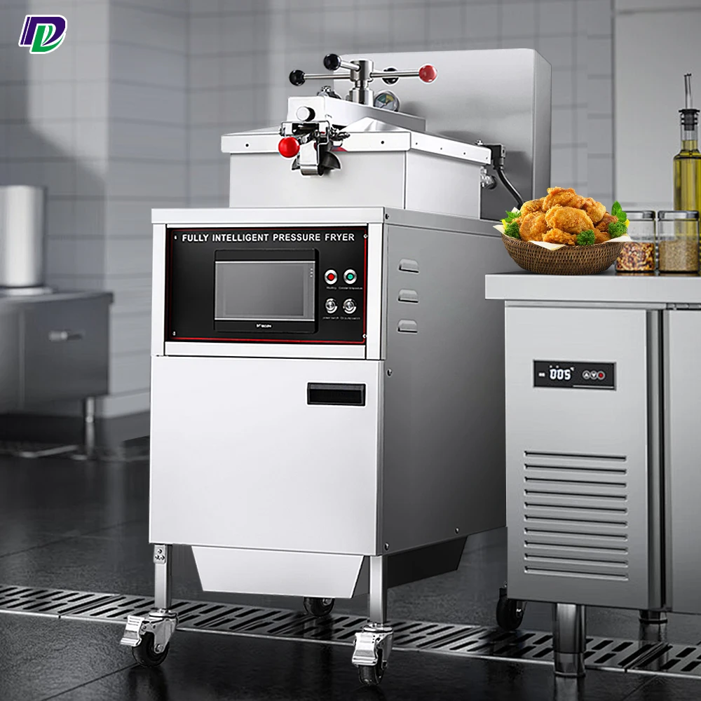 

Прямая продажа с фабрики Фритюрница для курицы Broaster, фритюрница под давлением по конкурентоспособной цене и низкой минимальной машине с масляным фильтром