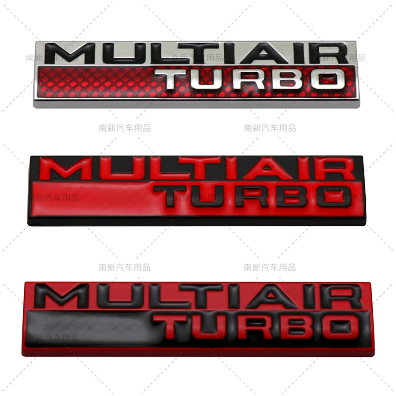 

Multiair Turbo 3D Metal Emblem Badge Decal Rear Trunk Car Sticker Auto Accessories For Fiat Punto Evo Abarth Palio 500C Siena