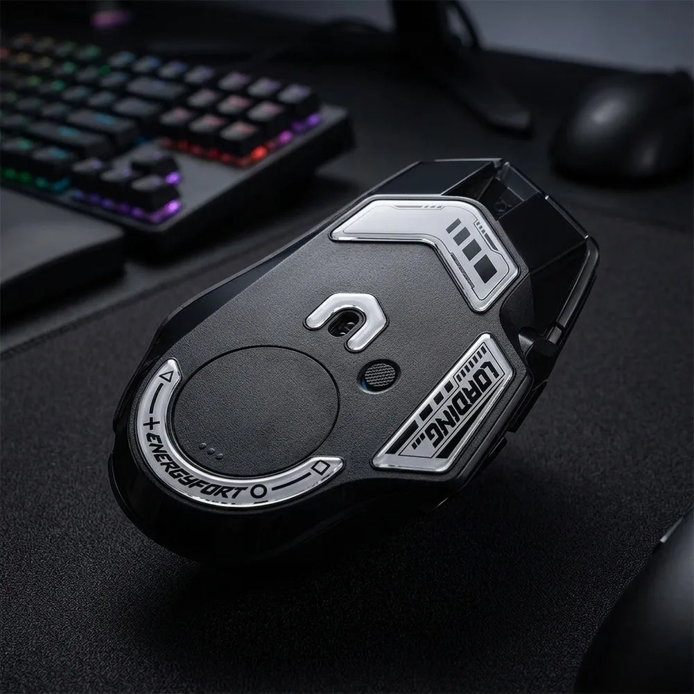 For Logitech G502X For Plus Mouse Feet Stickers Smooth Movement Tempered Glass Stickers For  Wired Wireless Mouse Accessories
