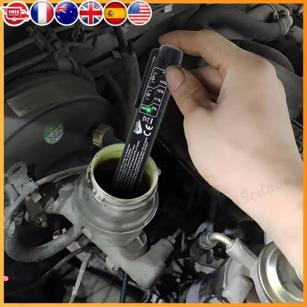 

Точный диагностический инструмент качества масла, 5-светодиодный индикатор, автомобильный тестер тормозного масла, тестер тормозной жидкости автомобиля, ручка, автомобильные диагностические инструменты