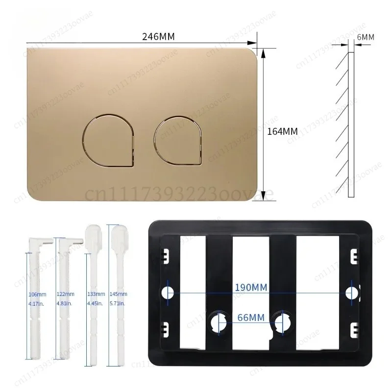 Df Dual Flush Toilet Panel Delta 21 for Geberit Sigma 01/20/30/50/60 Concealed Cistern, Replacement Parts