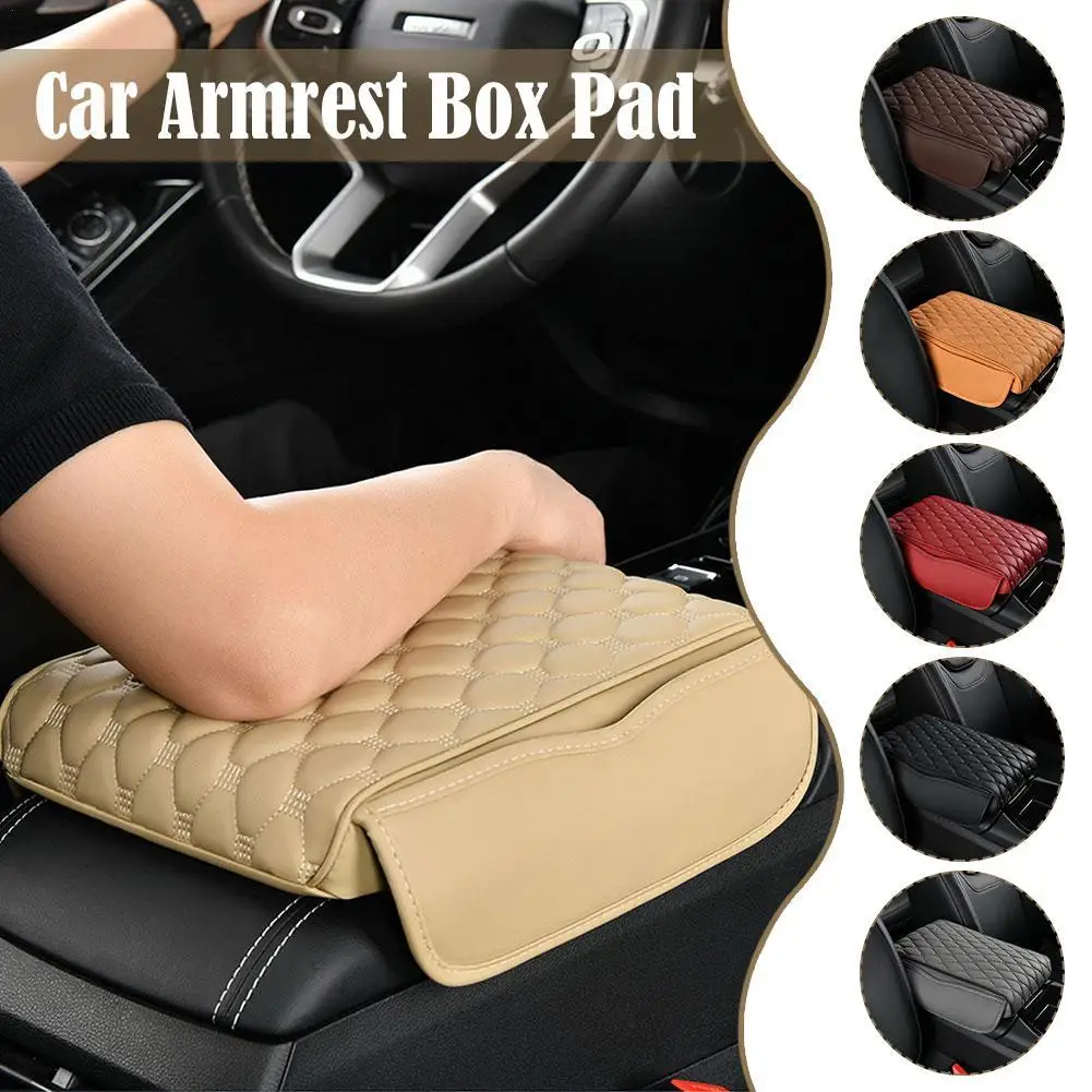 Car Armrest Box Increase Pad Four Seasons General Purpose Armrest Box Storage Bag Multi-function