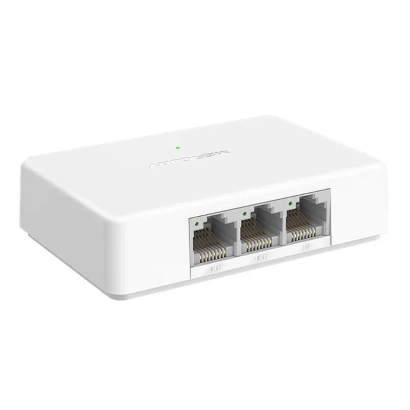 Mercury POE Extender 10/100M Network Switch Repeater IEEE802.3af/at Plug&Play for PoE Switch NVR IP Camera AP