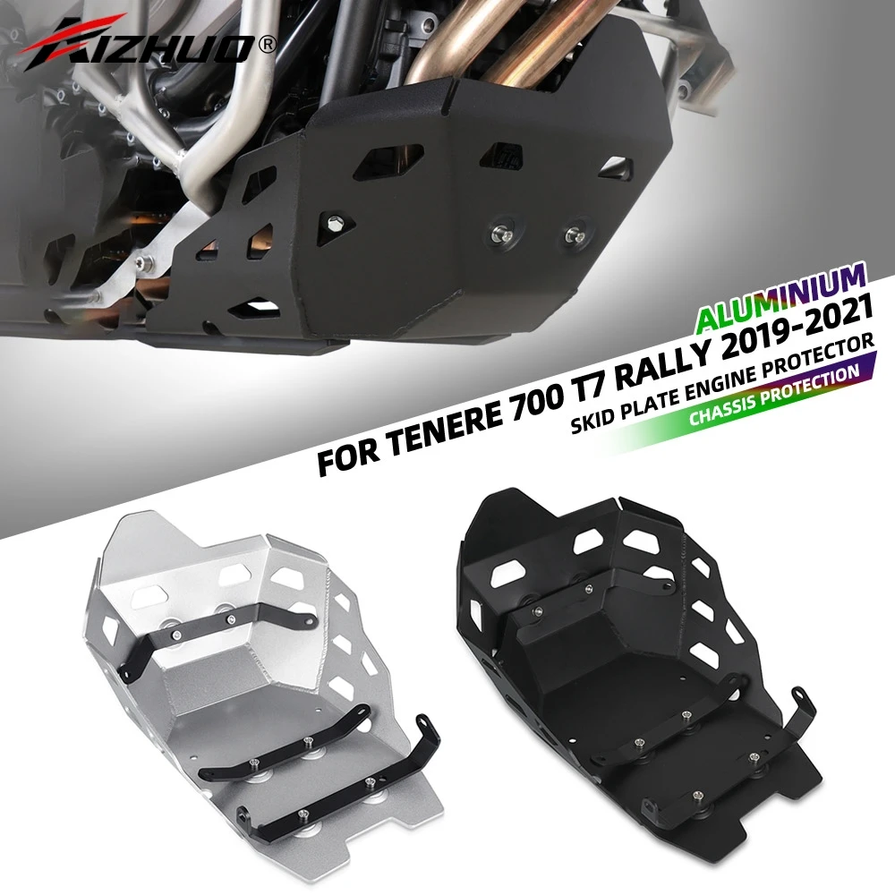 

For Yamaha Tenere 700 Rally 2019 2020 2021 Motorcycle Lower Skid Plate Belly Pan Engine Chassis Guard Cover Protective Tenere700