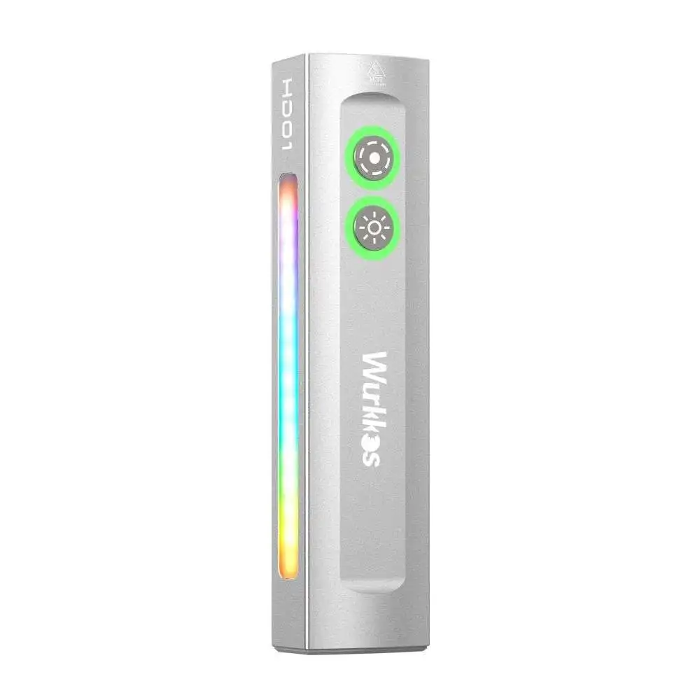 Wurkkos HD01 Rechargeable 1200LM EDC Flashlight with Side RGB Light