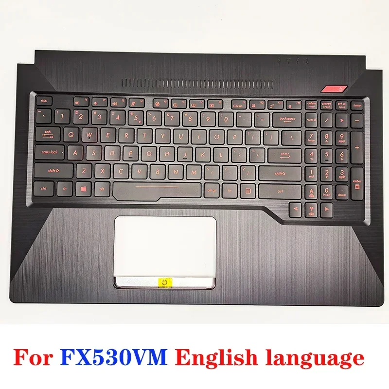 US/BL/PL/Arabic Layout Keyboard for FX503VM\FX503VD\FX63V\FZ63V\ZX63 Laptop Palmrest Cover