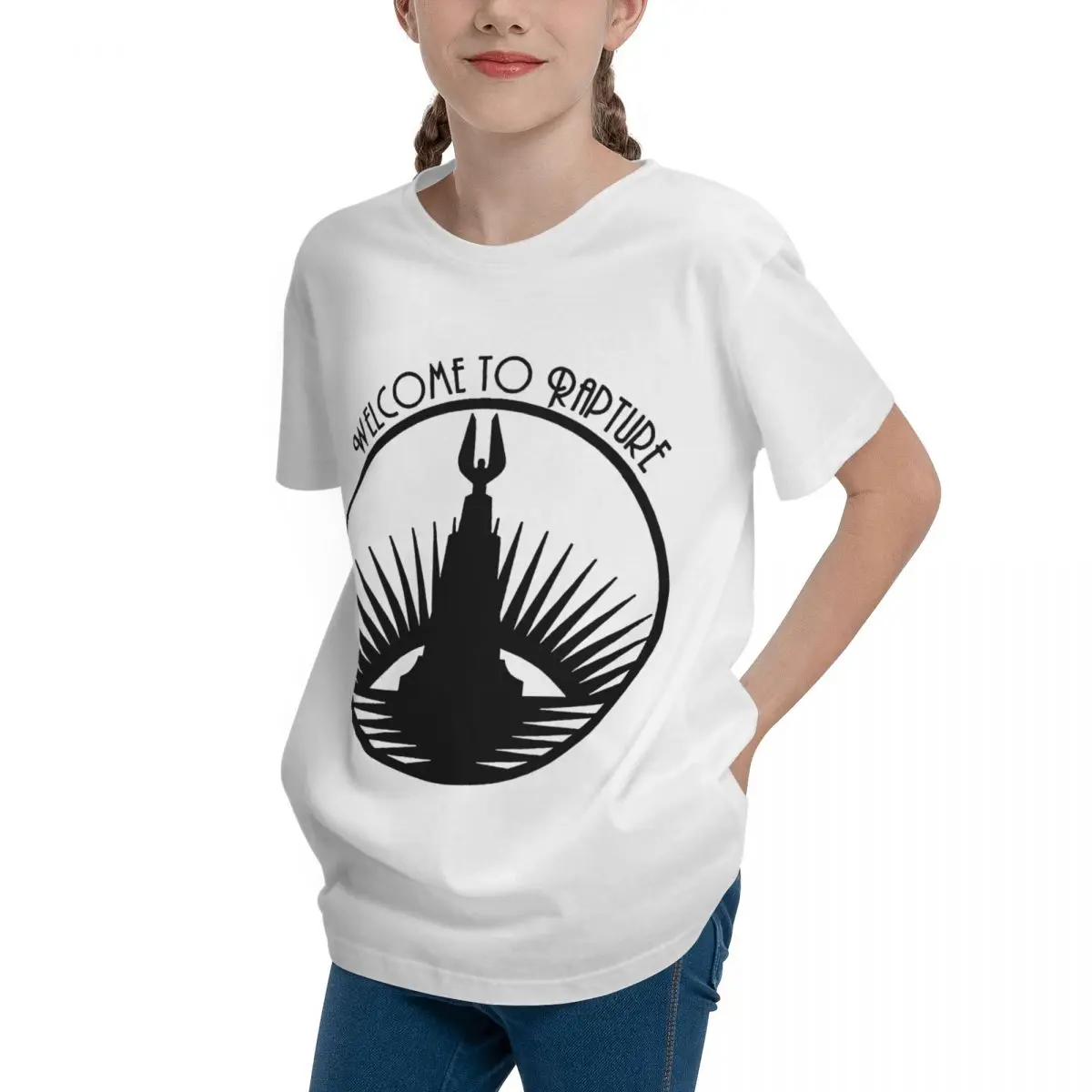 T-shirt à manches courtes vintage, Teeanger Fresh RAPTURE, Tee-shirt basique, Geek de voyage mignon