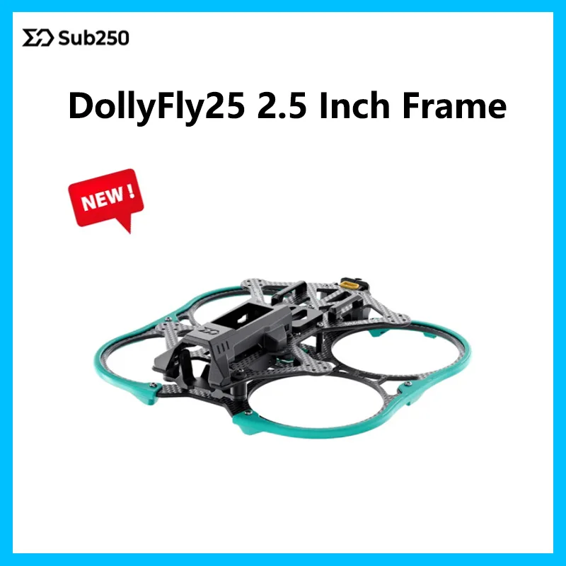 

Sub250 DollyFly25 2.5 Inch Propellers Frame Parts Accessory Base Quadcopter FPV Freestyle RC Racing Drone DollyFly25