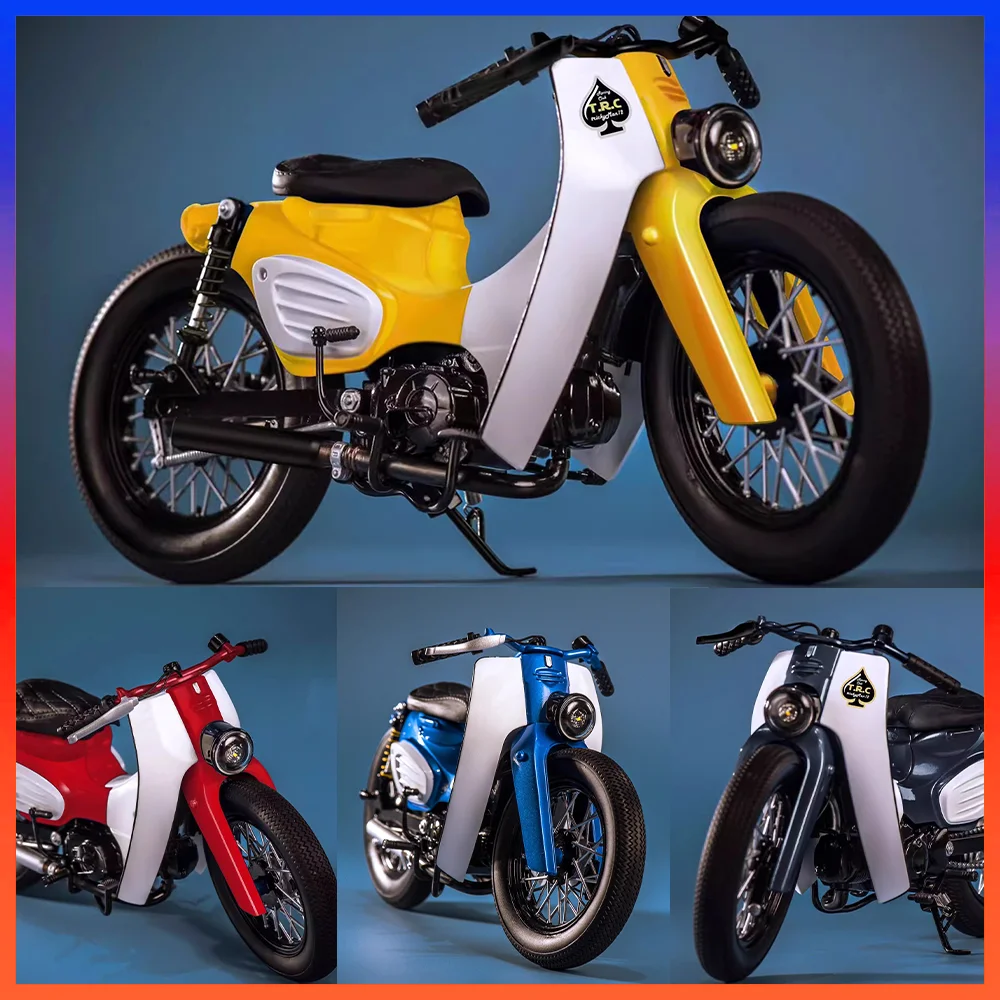 In Stock trickyMan12 1/6 Scale SUPER CUB Retro Motorcycle Model