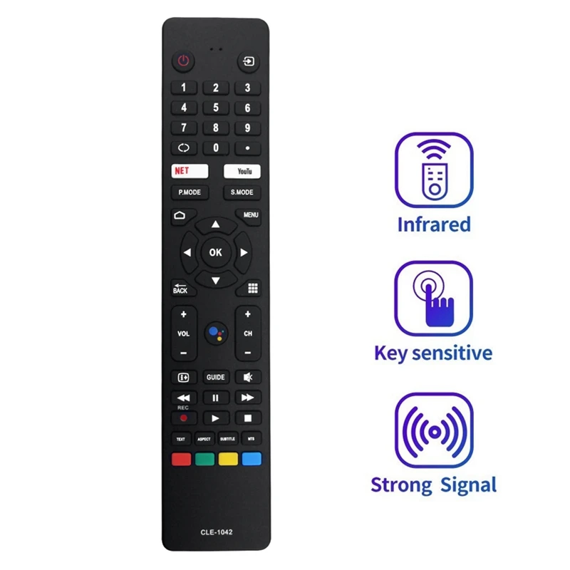 Replace CLE-1042 TV Remote Control For Hitachi 50QLEDSM20 55QLEDSM20 58QLEDSM20 65QLEDSM20 75QLEDSM20