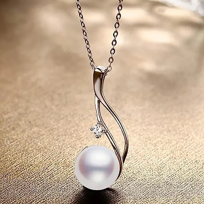 Simulated Pearl Necklace For Women Luxury Pearls Necklaces Korean Jewelry Gifts