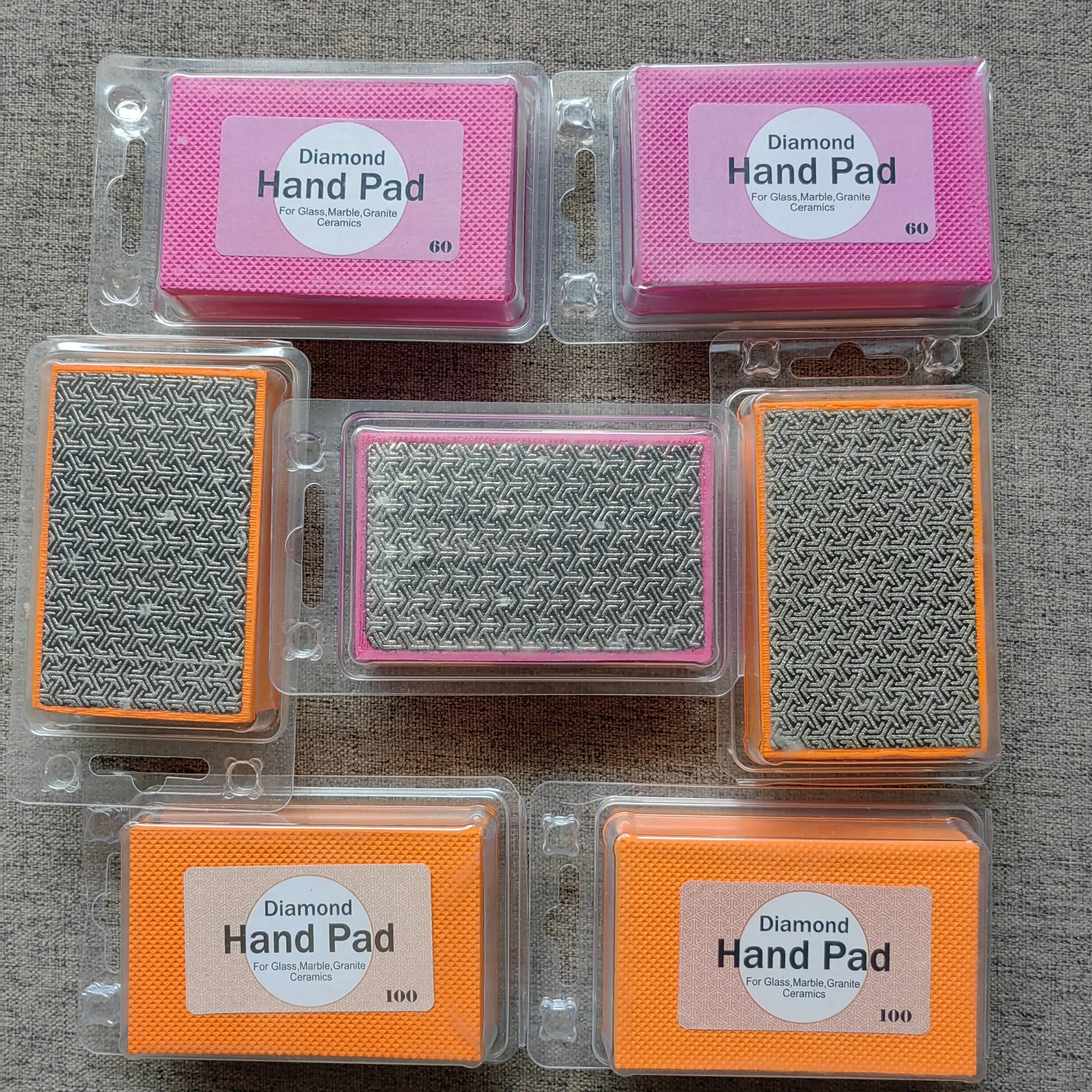 Diamond Electroplated Sponge Foam Hand Polishing Pads