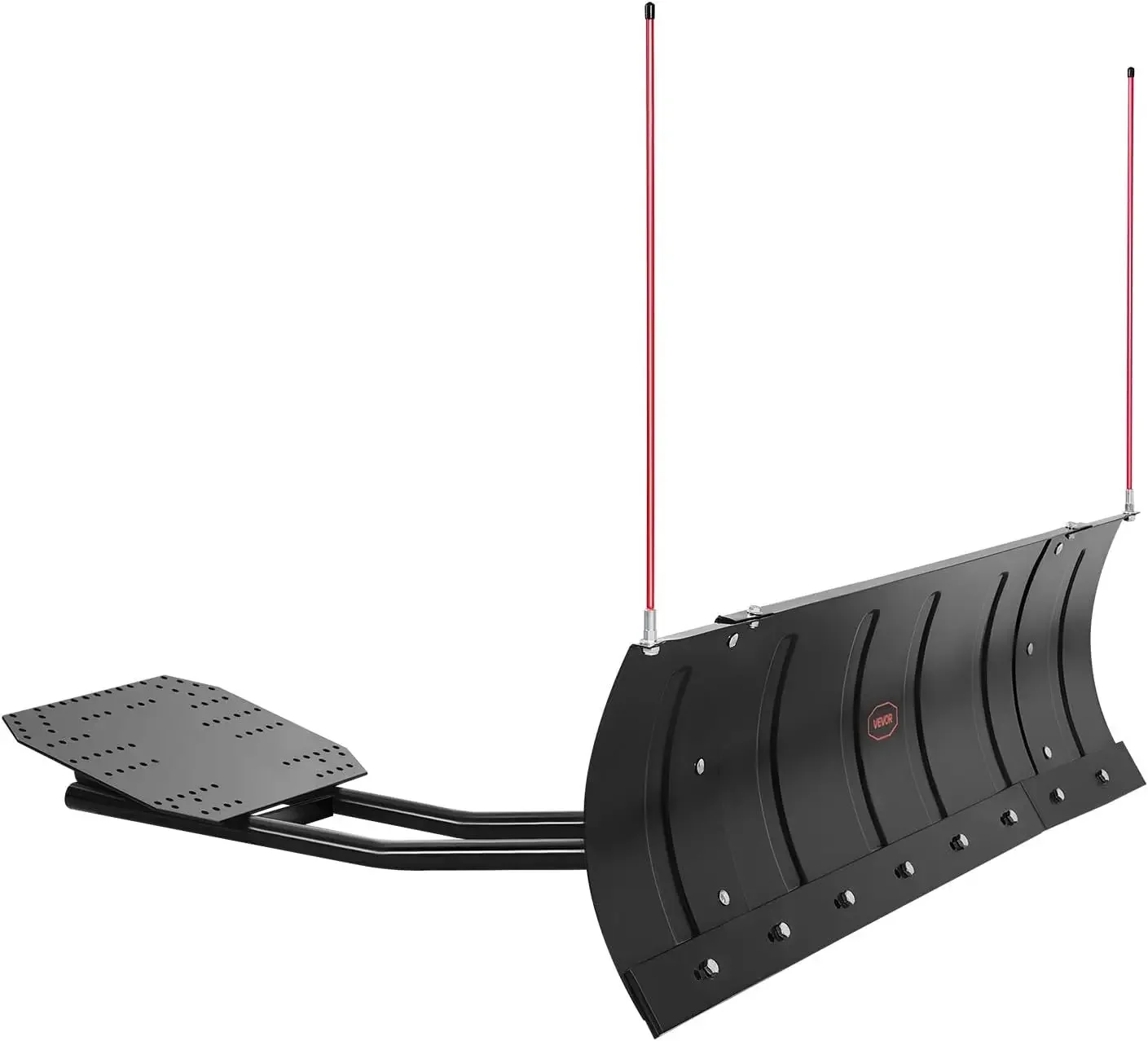 

Лезвие для снегоочистителя, комплект регулируемого снегоочистителя шириной 43 дюйма/60 дюймов, легко снимается, универсальное крепление для оранки с резиновыми клапанами