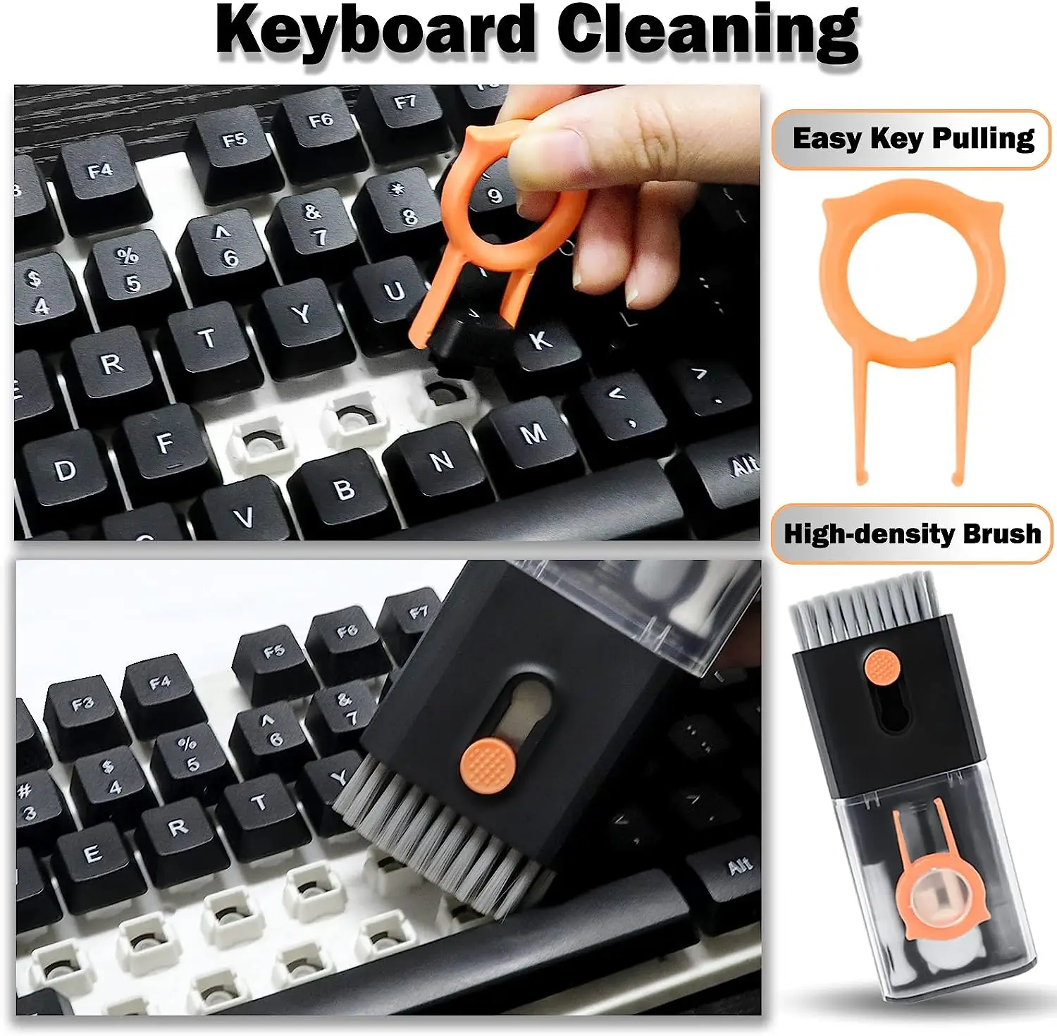 10-in-1 Laptop Keyboard Cleaning Kit Electronics Screen Cleaner Brush Tool