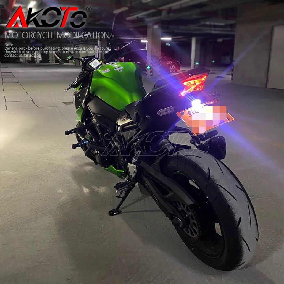 Guardabarros limpio trasero 2025-2026 eliminador para Kawasaki Z900 /SE Z 900 900SE Z900SE piezas de motocicleta accesorios LED para matrícula