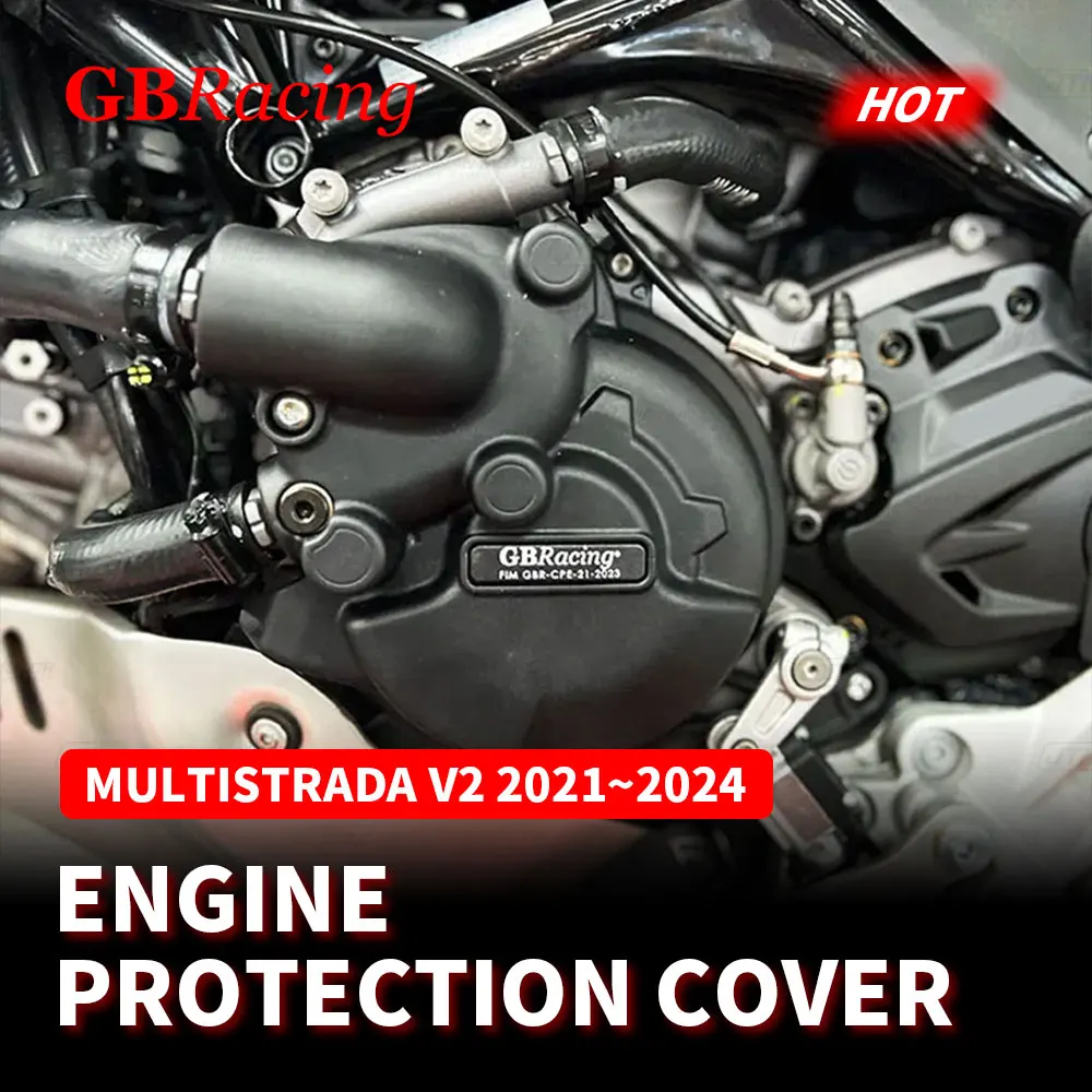 

Комплект защитных крышек двигателя GB Racing для DUCATI MULTISTRADA V2 2021 2022 2023 2024, защитные крышки для генератора, сцепления и насоса, аксессуары
