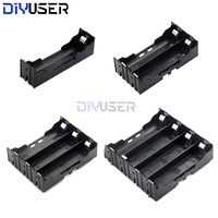 ABS 18650 Power Bank Cases 1X 2X 3X 4X 18650 Battery Holder Storage Box Case 1 2 3 4 Slot Batteries Container With Hard Pin