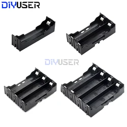 ABS 18650 Power Bank Cases 1X 2X 3X 4X 18650 Battery Holder Storage Box Case 1 2 3 4 Slot Batteries Container With Hard Pin