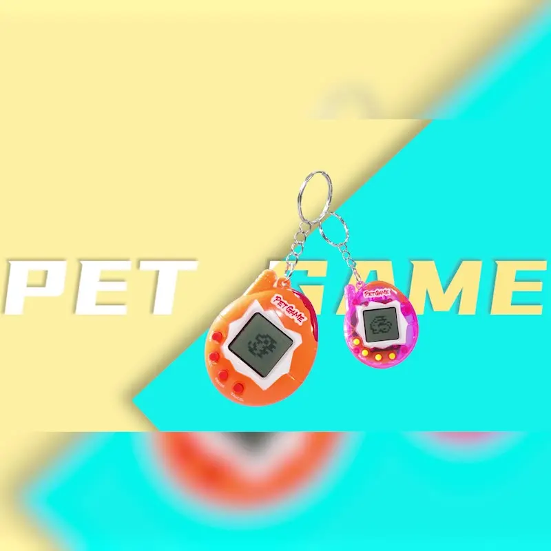 สัตว์เลี้ยงอิเล็กทรอนิกส์แบบใส 1 ชิ้น ทามาก็อตจิ ย้อนยุค 168 ตัวในหนึ่งเดียว ของเล่นดิจิทัลเสมือนจริง ของเล่นตลกๆ แบบพิกเซล