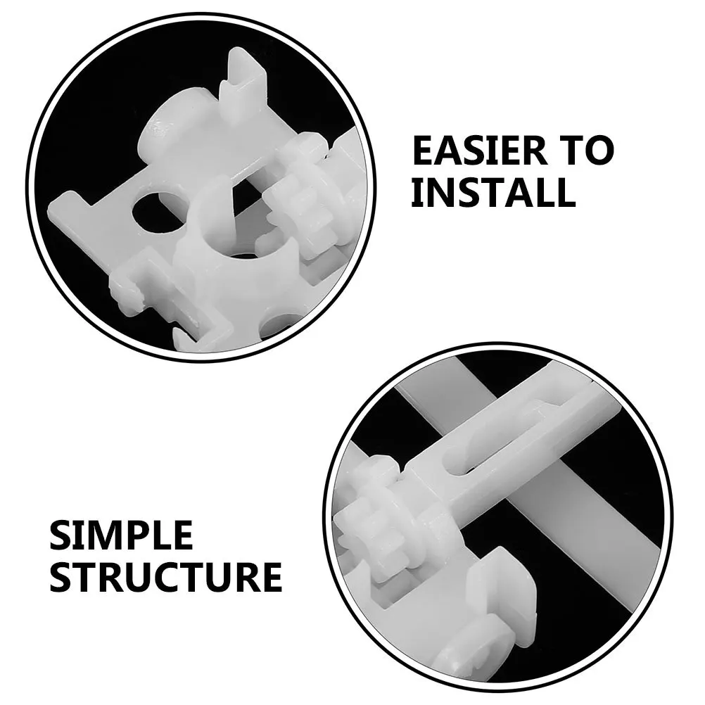 

1Set Vertical Blind Repair Carrier PP Material Easy Install Universal Size Replacement Parts Blind Parts