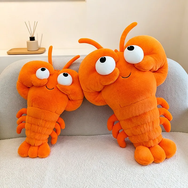 Cute Crayfish Plush Doll Cute Simulation Crayfish Plush Toy Gift Fashion Ideal Plush Pillow Toy Gift for Friends Surprise Gift