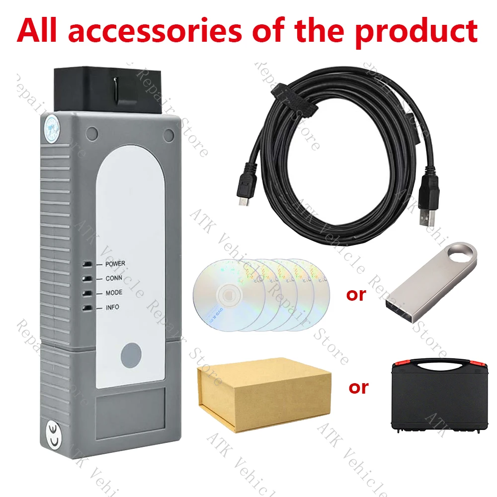 6154B for V-W Diagnostic Tool Replace 6154 Auto Scanner Wifi USB Connection Optional Full Chip for Win7 pro Keygen 6154 WIFI Obd