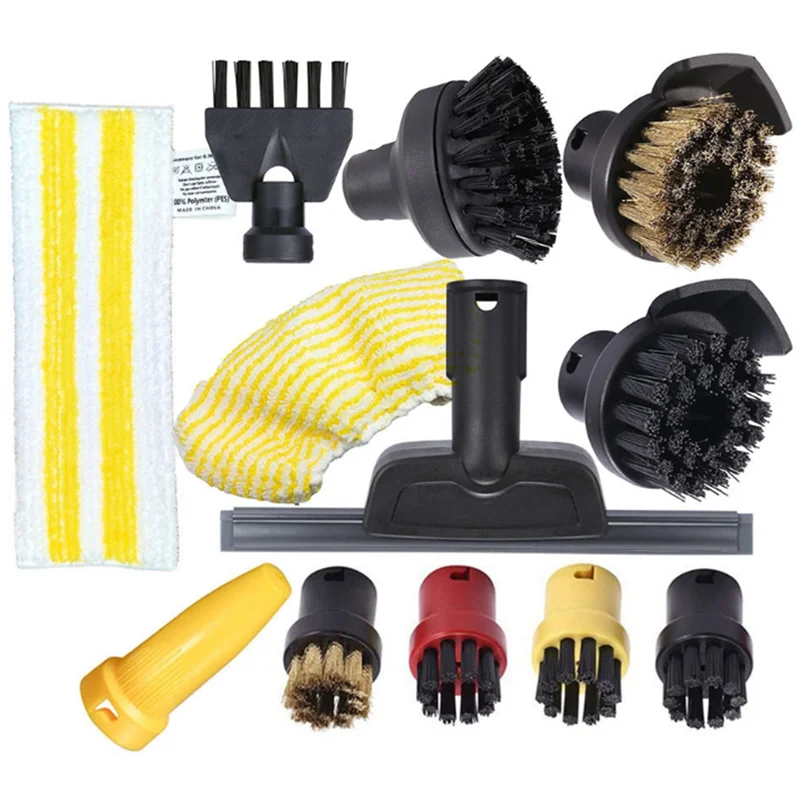 Karcher Easyfix SC1/SC2/SC3/SC4/SC5/SC7 스팀 노즐 강모 브러쉬 키트 용 A24P 휴대용 진공 청소기 걸레 천