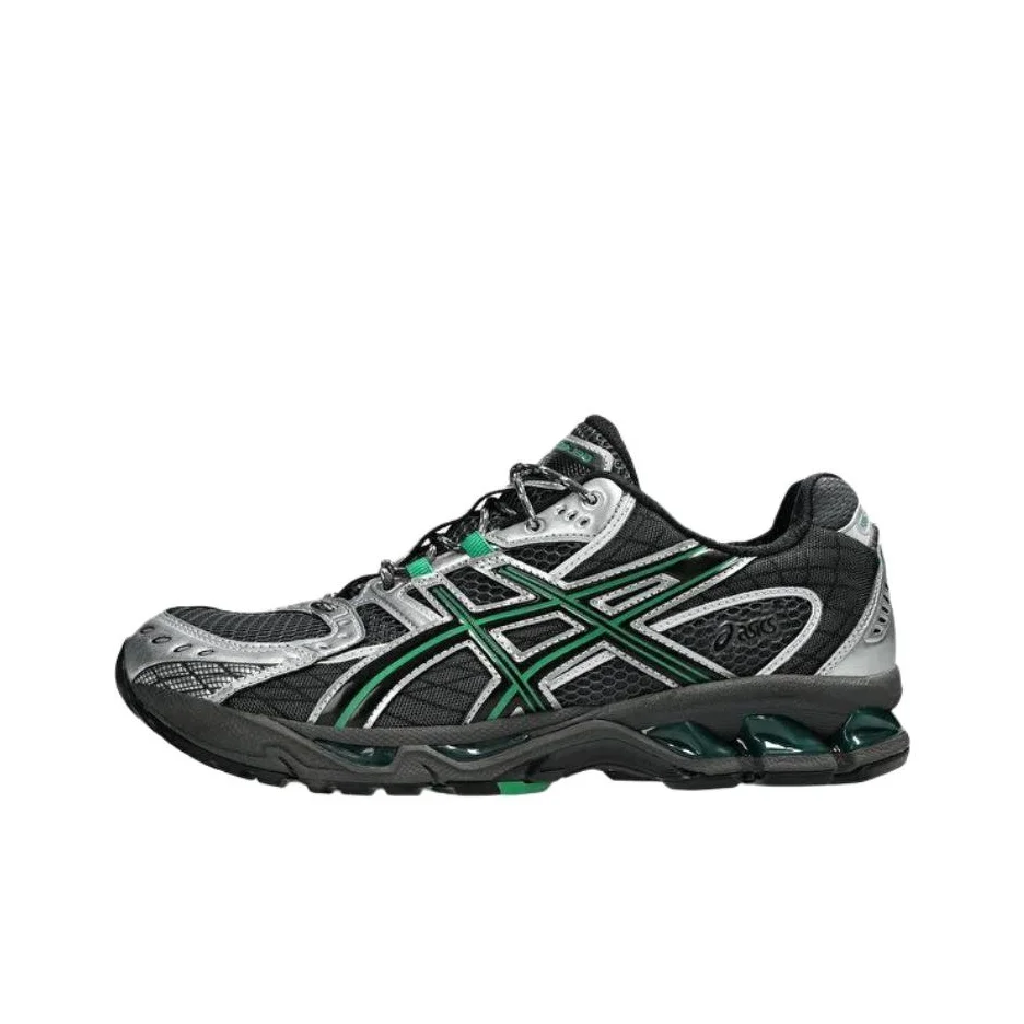 

ASICS GEL Nimbus 10.1 Casual City Commuting Running Shoes Men's Black Silver Green 1203A543-022