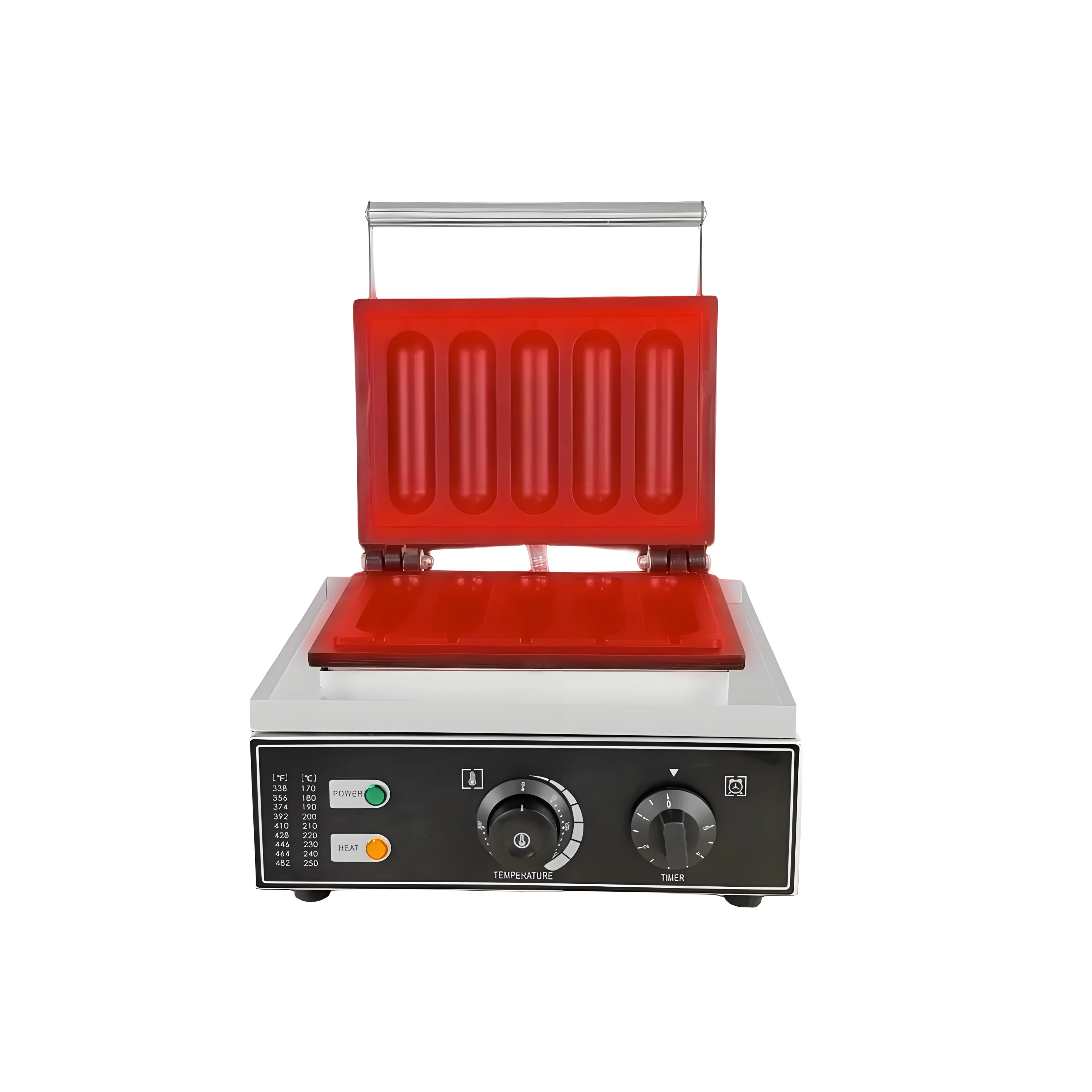 Food tools Hot Sales Non-Stick 220v Commercial Waffle Hot Dog Maker Grill Machine Snack Food Sausage Waffle Baking Machine