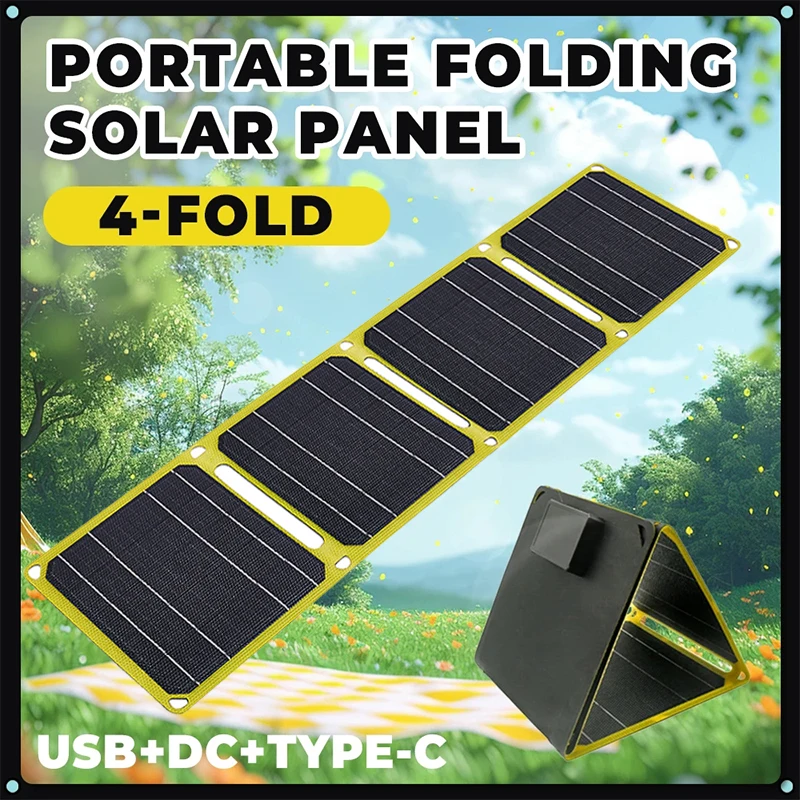 Outdoor Flexible Solar Panel 5V 30W 40W Portable Battery Mobile Phone Charge PD QC 3.0 9V 12V for USB A C Cells Power Bank