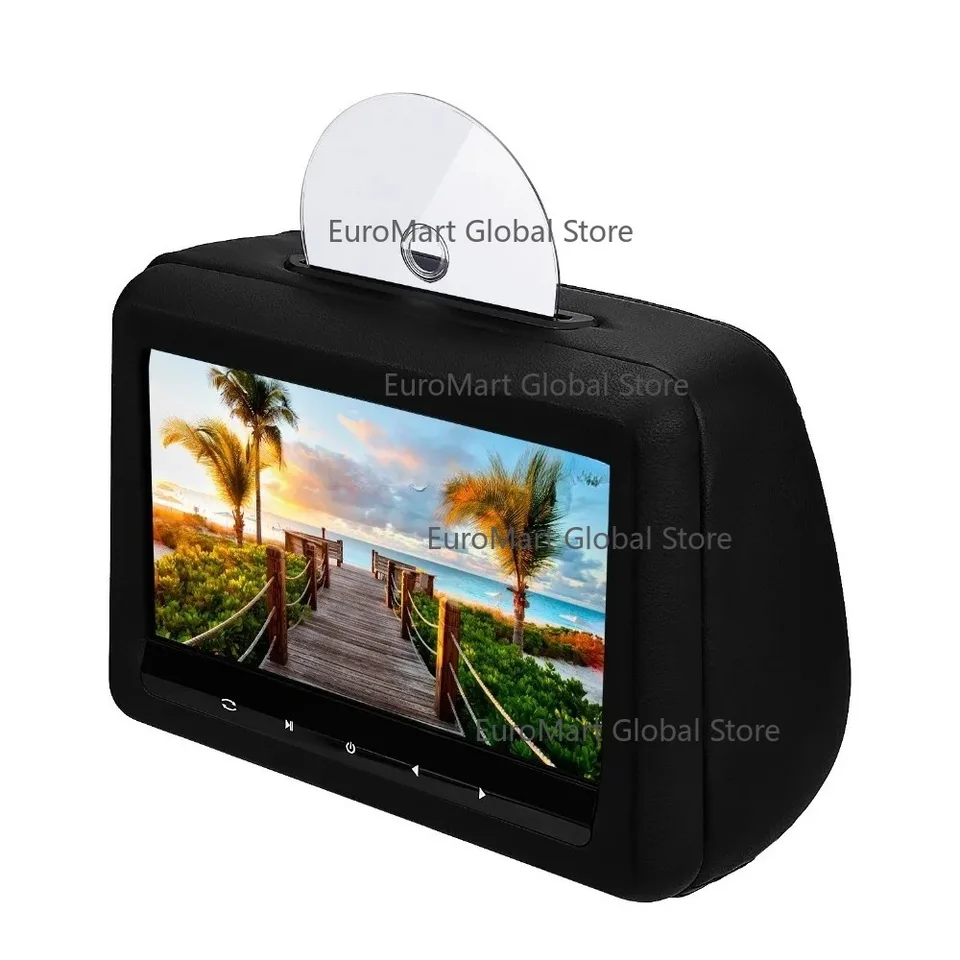 10.1 Inch 1080p HD Headrest DVD Player with FM IR USB SD - Rear