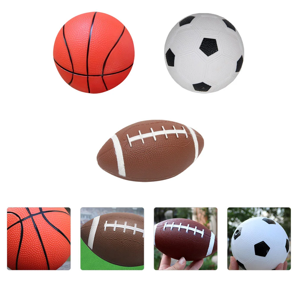 

Inflatable Ball Toy Basket Kids Football Child Rugby Children Basketball Toddler