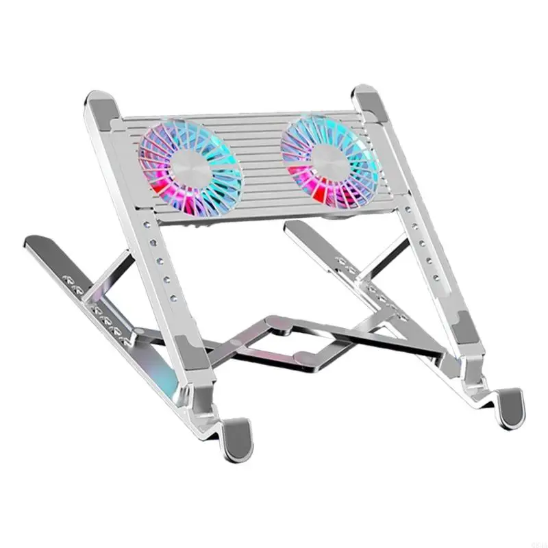 Q84A جهاز تبريد الكمبيوتر المحمول حامل مروحة تبريد خارجي