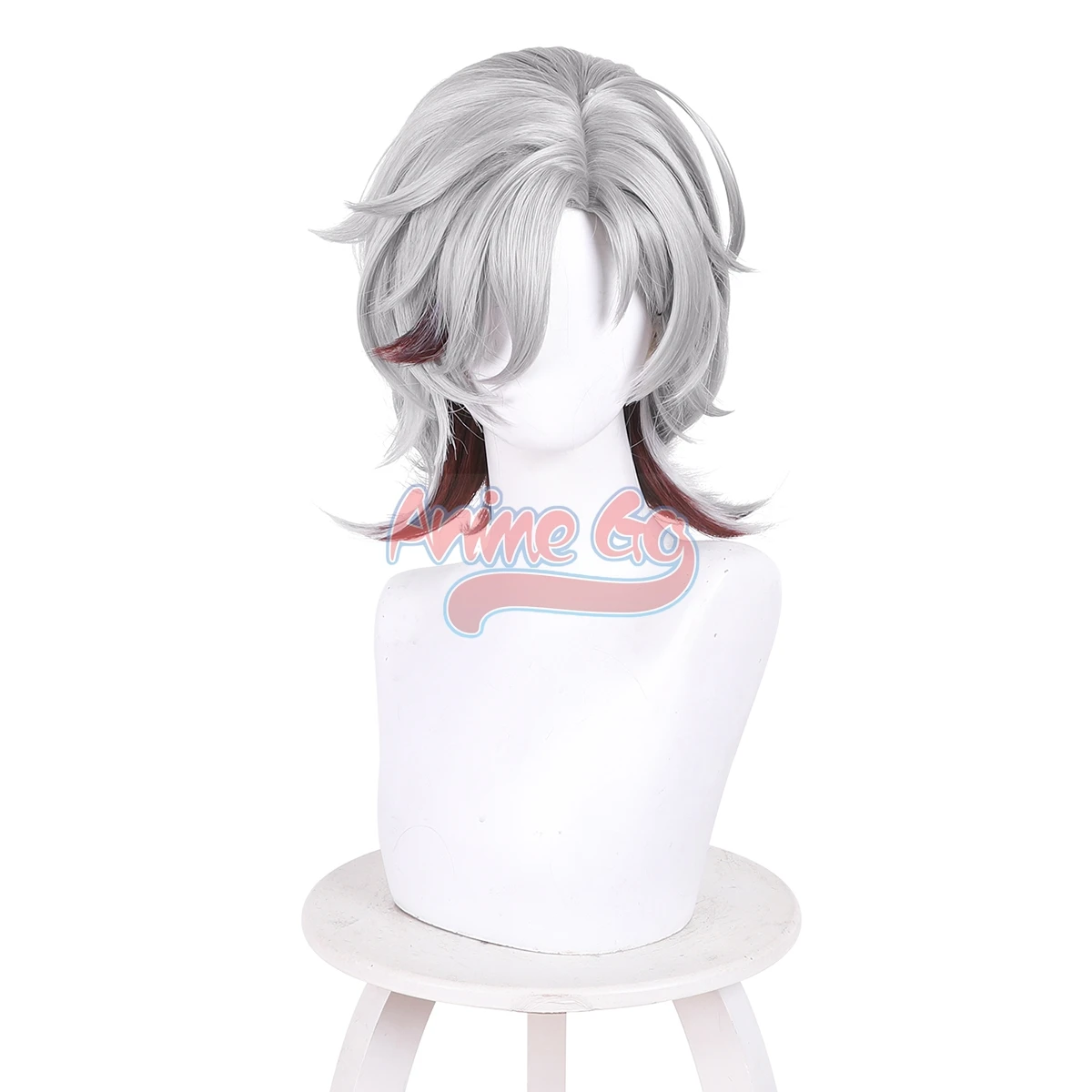 

Genshin Impact Illuga Cosplay Wig Short Hair Prop Adults Role Play