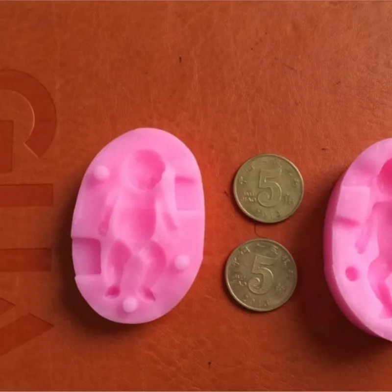 VERY TINY 3D Baby Mold Silicone Cake Decoration Mold Sleeping Baby Mold Moulds F1873 Fondant Silicon Rubber PRZY Eco-friendly