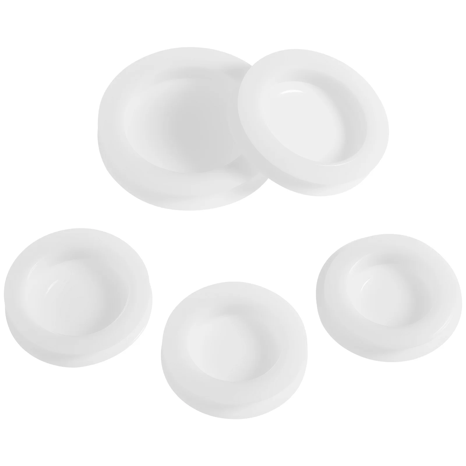 5pcs Round Pvc Stoppers For Piggy Bank Saving Box Replacement Caps Jar Bottom Plugs Stopper Assorted Sizes Insurance Cabinet