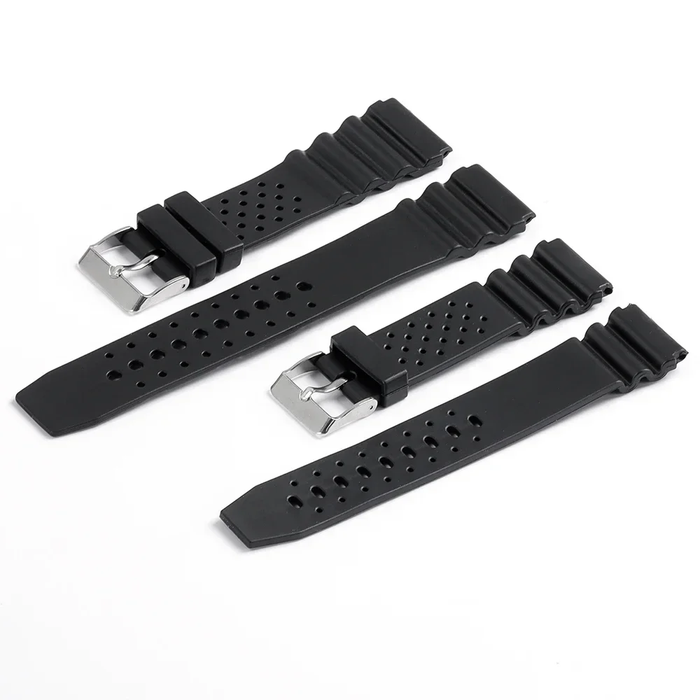 Silicone Watch Strap for Casio for G Shock Waterproof Plastic Rubber Replacement Strap 18/20/22mm Black Wristbelt Watch Bracelet