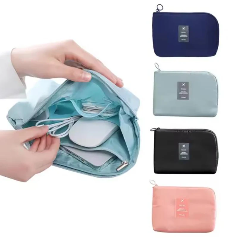 

Storage Bags Electronic Organizer Mobile Digital Devices USB Line Data Cable Storage Pouch Portable Travel Cable Organizer Bag