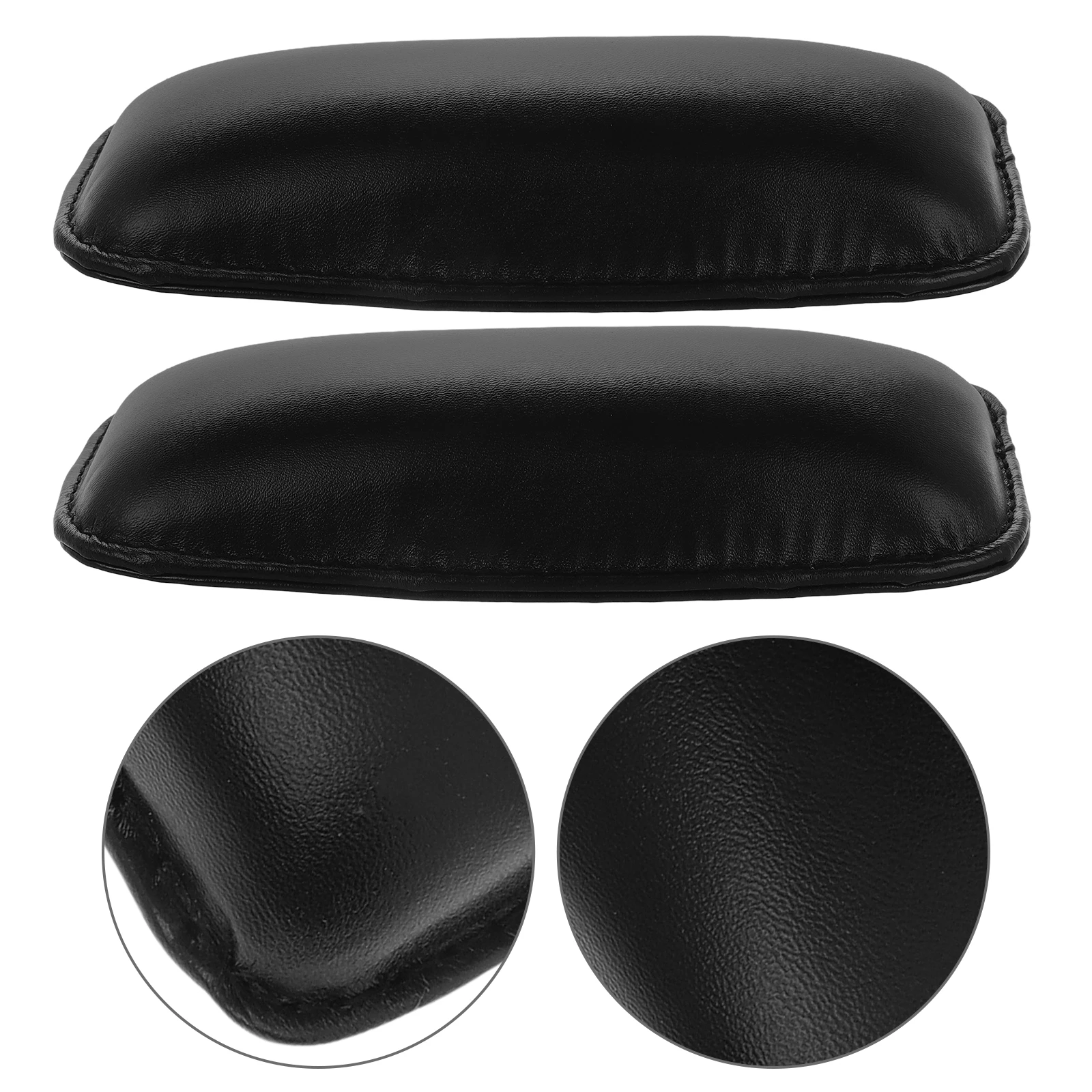 

2Pcs Car Door Knee Pad Thickened PU Sponge Leg Cushion Anti-Slip Driving Support Cushion Car Interior Accessories