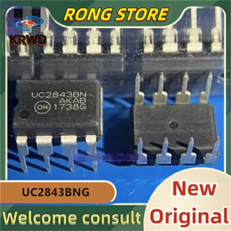 5 قطعة UC2843BN جديدة ومبتكرة رقاقة IC DIP8 UC2843BNG UC2843B UC2843 2843