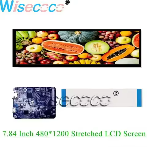 7.84 Inch 7.9 IPS LCD Screen Long Strip Portable Monitor 400*1280 Display Module Adjust Brightness Driver Board Aida64 Bar Panel