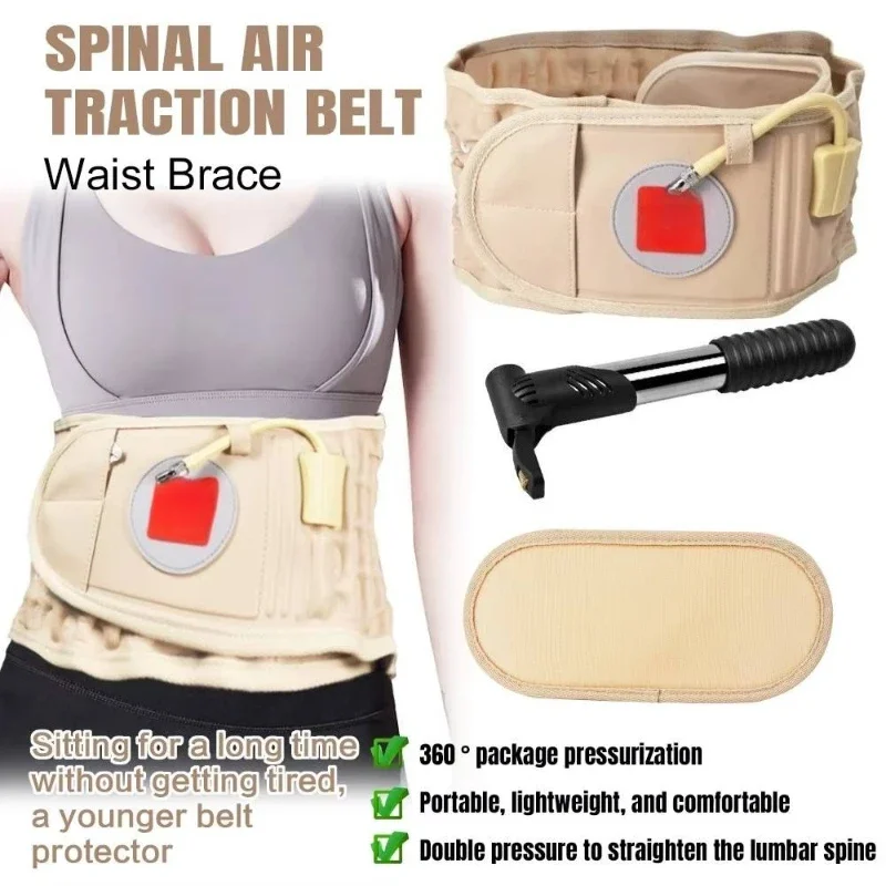 Universal Decompression Belt Spinal Traction Device Inflatable Back Support Waist Support Hot-Selling Model for Pain Relief