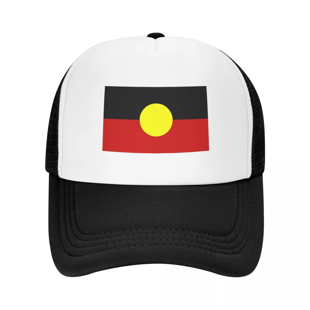 Australian Aboriginal flag Baseball Cap Streetwear Sunscreen Icon Men's Hats Women's