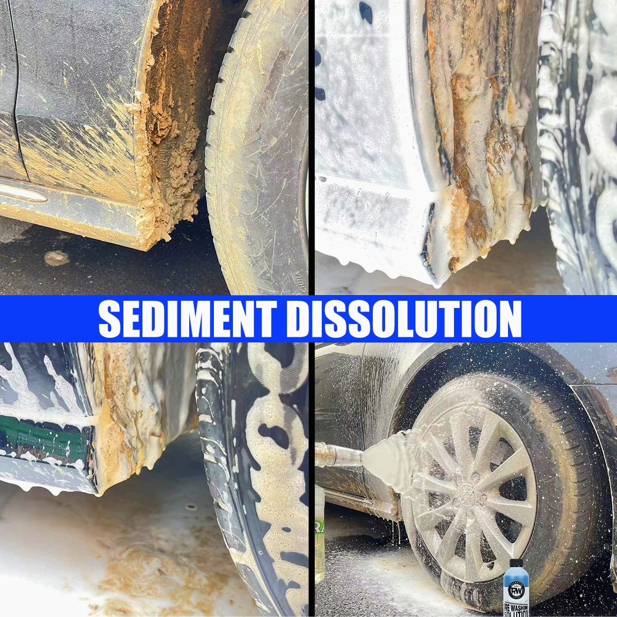 Mud Softening Agent Mud Pre-wash Solution Car Wash Solution Cleaning Pre-treatment Dirt And Grime Remover Cleaning Foam Car Wash