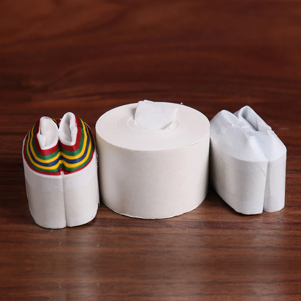 

24 Pcs Props for Mouth Pulling Paper Magician Accessories Coils Roll Tricks Colored