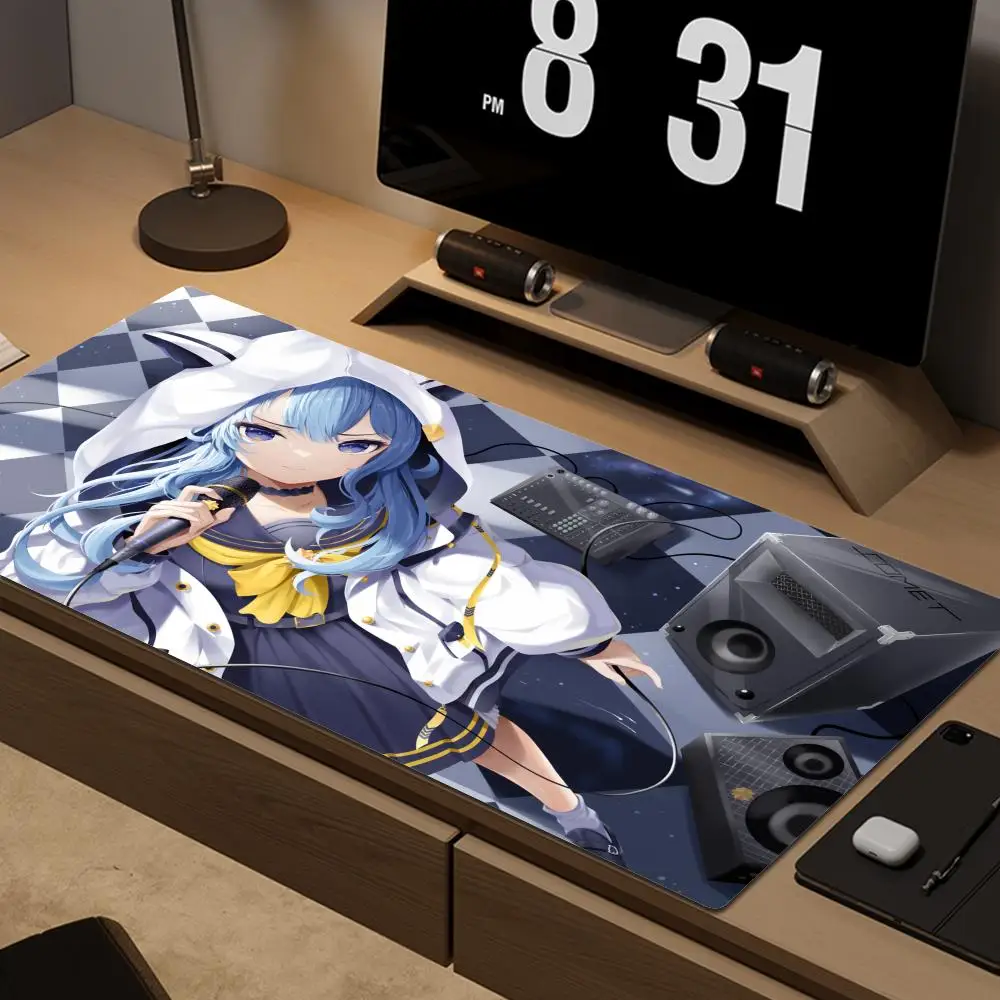 

Large Mouse Pad Hoshimachi Suisei Anime Computer Notebook Mouse Mat Non-slip Keyboard Desk Pad Hololive Gaming Setup Accessories